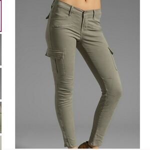 J Brand Grayson Vin Dim Gr Cargo Zipper Hem Jeans - 27